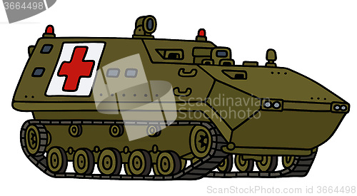 Image of Tracked military ambulance