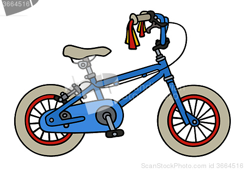 Image of Blue child bike