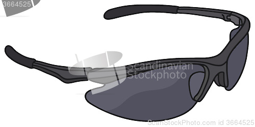 Image of Dark plastic glasses