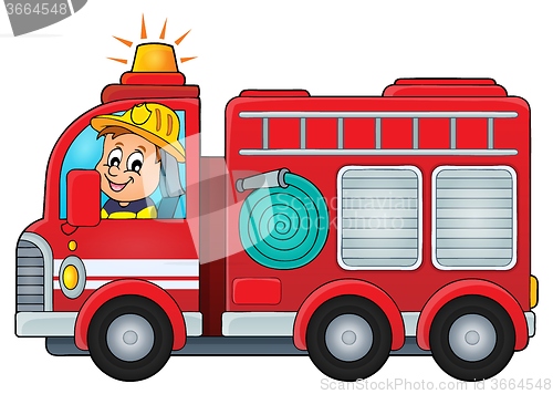 Image of Fire truck theme image 4