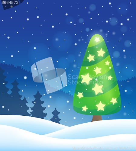 Image of Stylized Christmas tree topic image 8