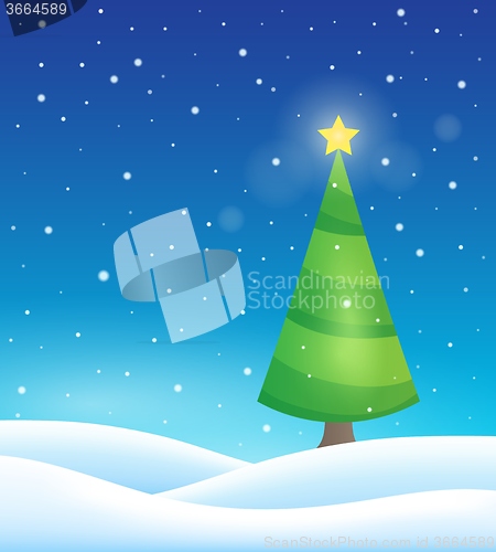 Image of Stylized Christmas tree topic image 1