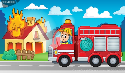 Image of Fire truck theme image 5