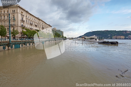 Image of Flooded street view