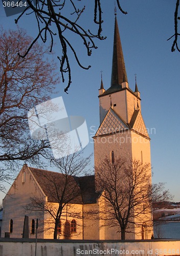 Image of Stone church by the water