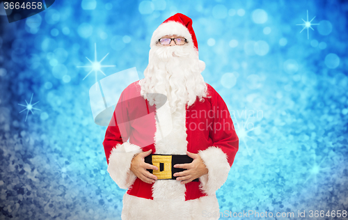 Image of man in costume of santa claus