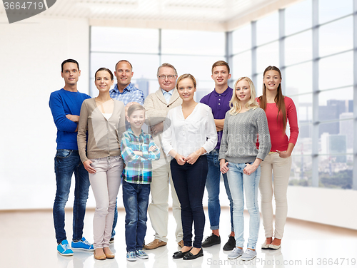 Image of group of smiling people