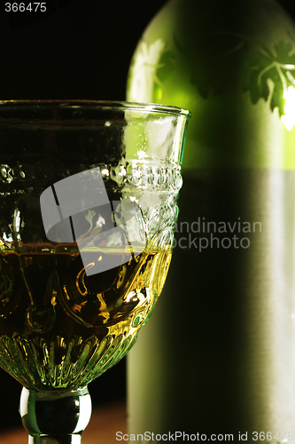 Image of Goblet Golden Wine