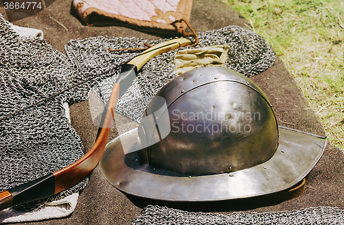 Image of The Old Metal Helmet
