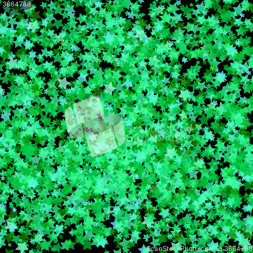 Image of Green Transparent Stars