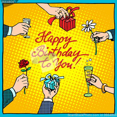 Image of Happy birthday to you gifts congratulations