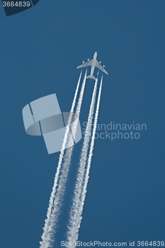 Image of Plane at cruising altitude