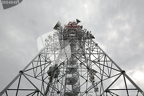 Image of Transmitter tower mast