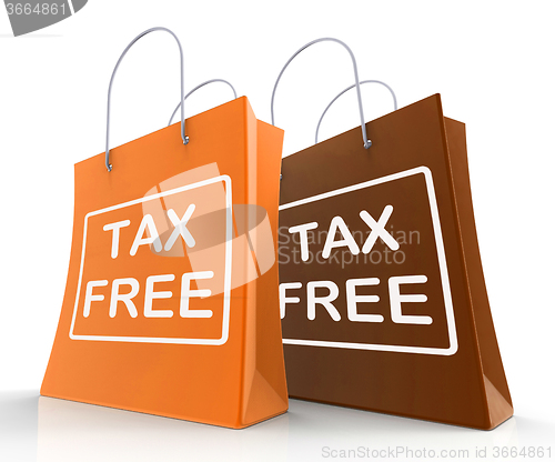 Image of Tax Free Bag Represents Duty Exempt Discounts