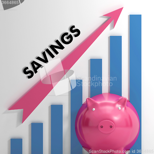 Image of Raising Savings Chart Shows Personal Progress