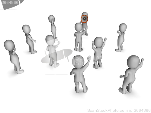 Image of Megaphone Manager Shows Leader Leadership Agreement Explaining A