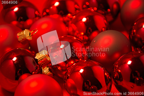 Image of Close-up of Christmas Balls