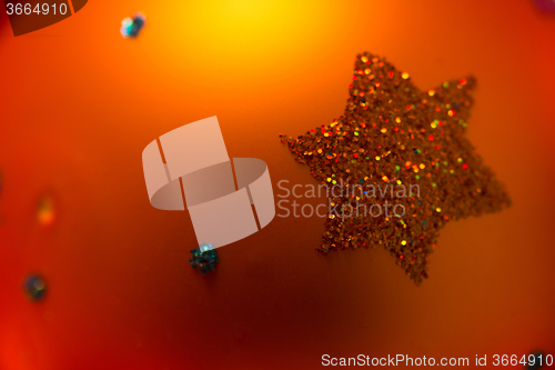 Image of Close-up of Christmas Balls