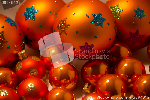 Image of Close-up of Christmas Balls