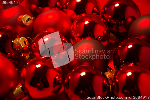 Image of Close-up of Christmas Balls