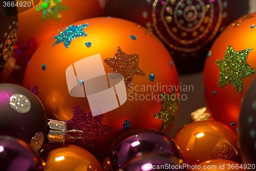 Image of Close-up of Christmas Balls