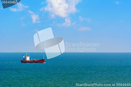 Image of Oil Tanker in the Sea