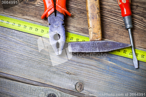 Image of set of vintage locksmith tools