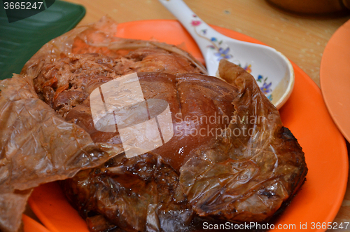 Image of Steaming pork leg 