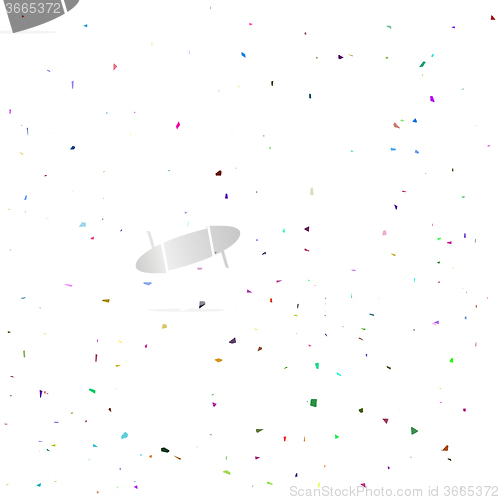 Image of Colorful  Confetti Isolated
