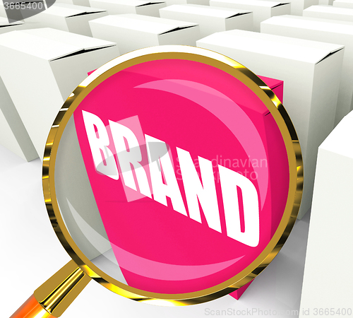 Image of Brand Packet Refers to Branding Marketing and Labels