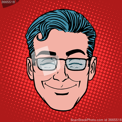 Image of Emoji fun smile man face icon symbol