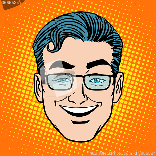 Image of Emoji smile laughter man face icon symbol