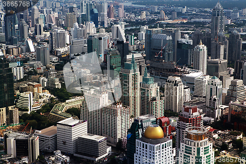 Image of Aerial view of Bangkok on December 