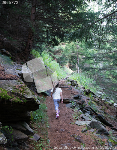 Image of Girl in a forest