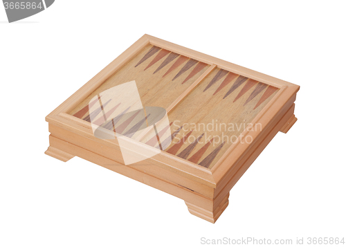 Image of Board for a game of backgammon