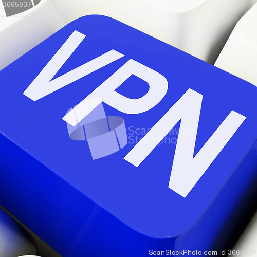 Image of VPN Keys Mean Virtual Private Network \r