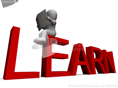 Image of Learn Word Shows Education Or Study