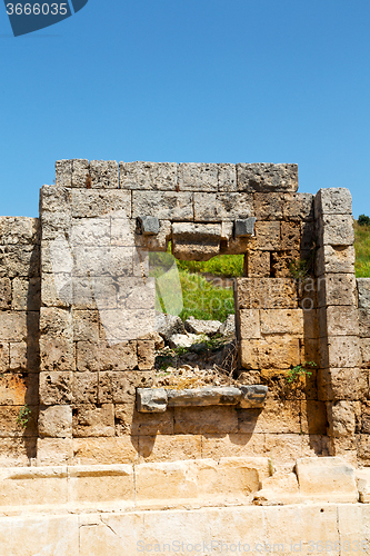 Image of  in  perge old construction asia turkey the  