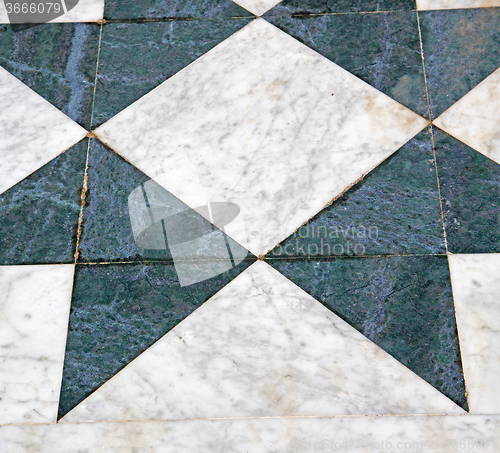 Image of marble mosaic in the old city morocco africa and history travel