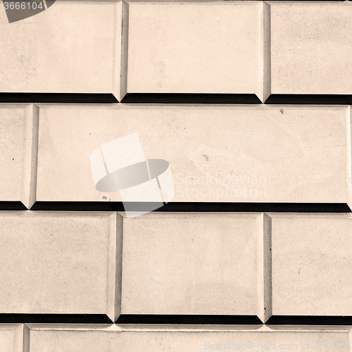 Image of in london abstract    texture of a ancien wall and ruined brick