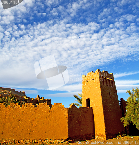 Image of africa in morocco the old contruction and the historical village