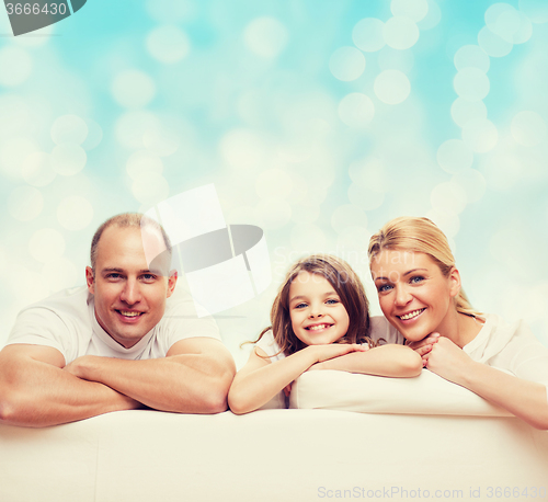 Image of happy family at home