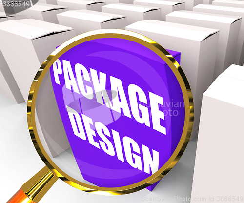 Image of Package Design Packet Infers Designing Packages or Containers