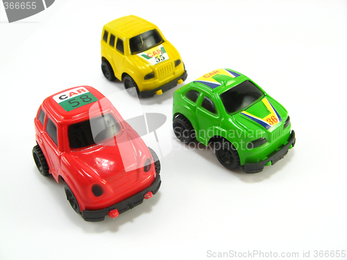 Image of rally toycars