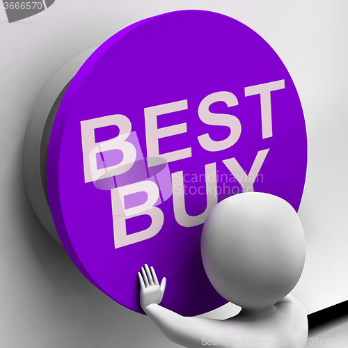 Image of Best Buy Button Shows Top Quality Product