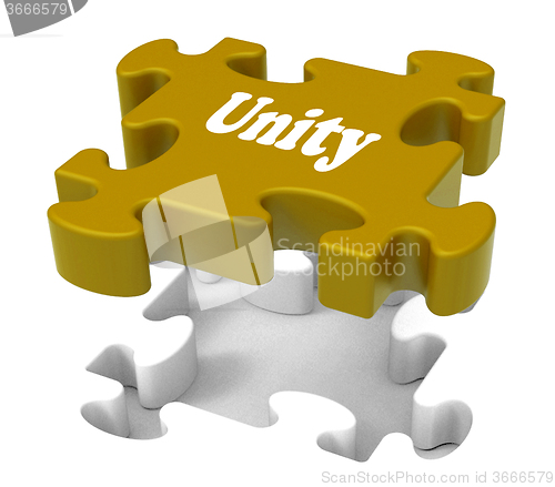 Image of Unity Shows Partners Teams Teamwork Or Collaboration