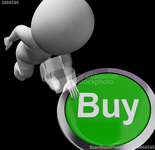 Image of Buy Button For Commerce And Retail Purchasing