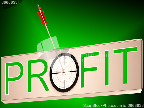 Image of Profit Shows Earning Revenue And Business Growth