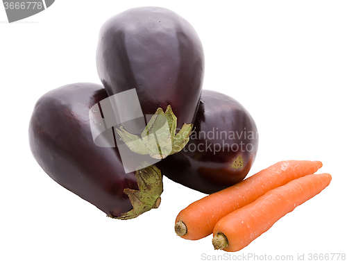 Image of Aubergines and Carrot