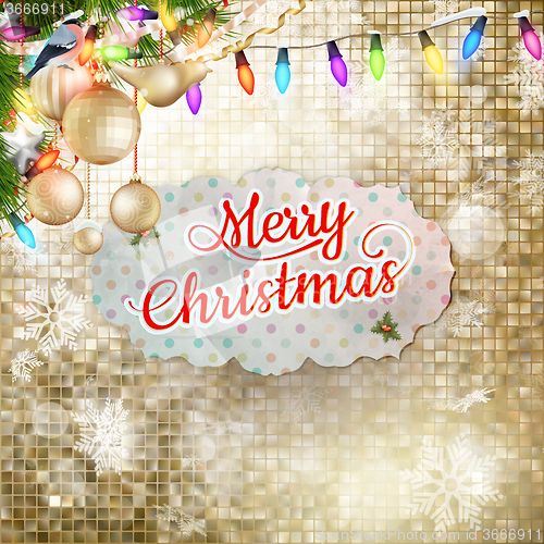 Image of Elegant christmas background. EPS 10